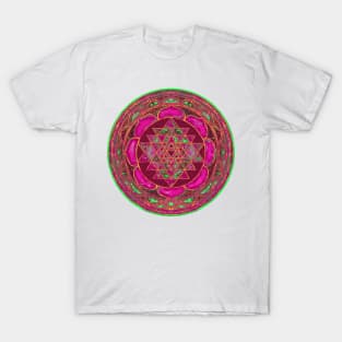 Lakshmi Yantra Mandala T-Shirt